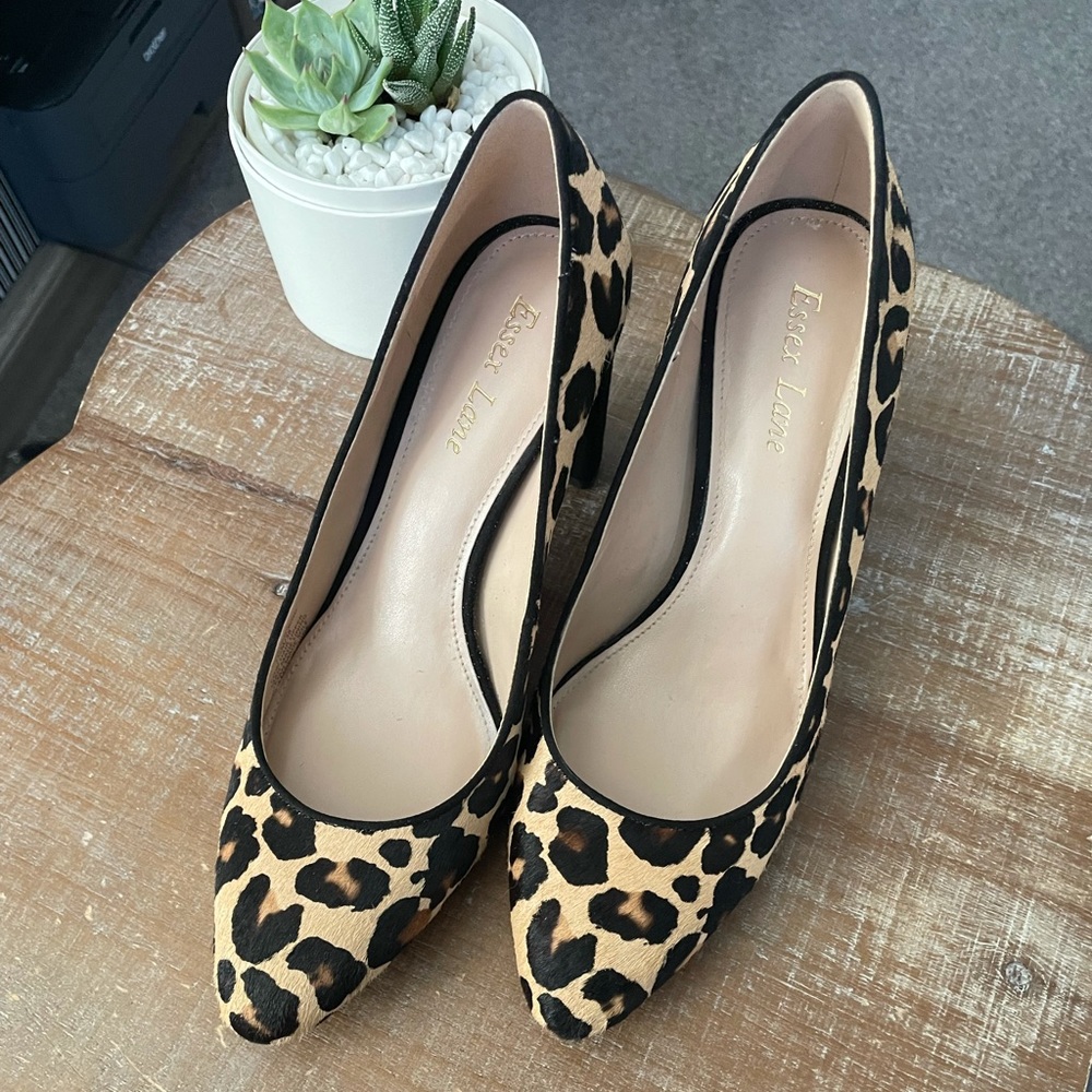 Essex Lane Leopard Print Heels